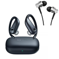1MORE Fit Open Earbuds S50 +  Piston Fit in-Ear Earphones E1009