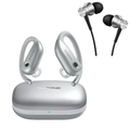 1MORE Fit Open Earbuds S50 +  Piston Fit in-Ear Earphones E1009