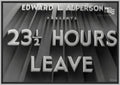 23 AND ONE HALF HOURS LEAVE - 1937 - JAMES ELLISON - RARE DVD