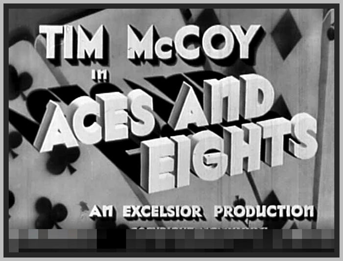 ACES AND EIGHTS - TIM MCCOY - 1936 - RARE DVD