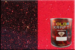 ALL-IN-1 METAL FLAKE BASECOAT<br />Rajun Red