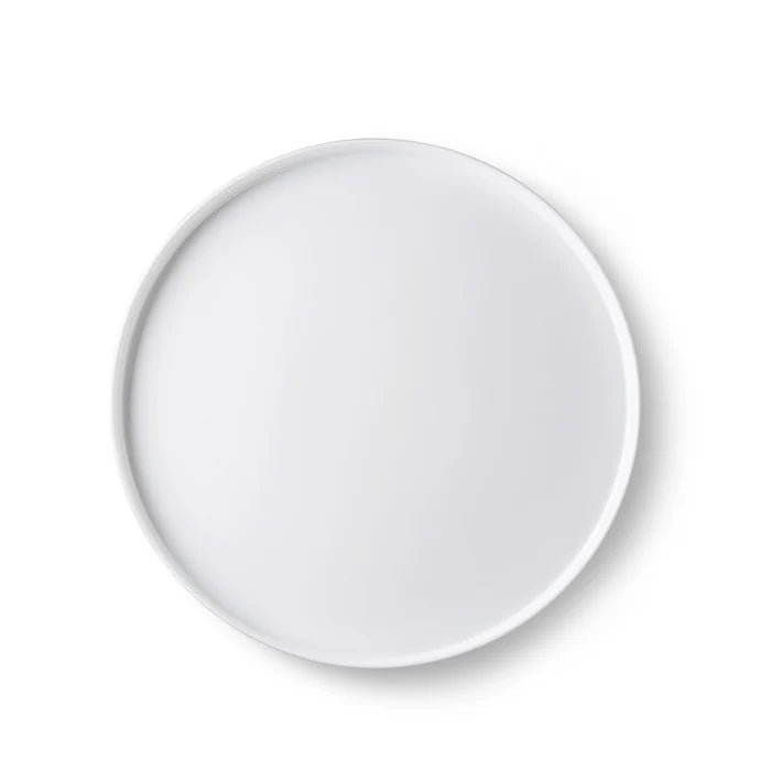 Bormioli Rocco Alta Cucina 10.5" x 0.75" Opal Glass Medium Stacking Plate (Set of 12)