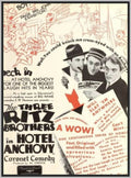 ANCHORY HOTEL - 1934 - AL RITZ - RARE DVD