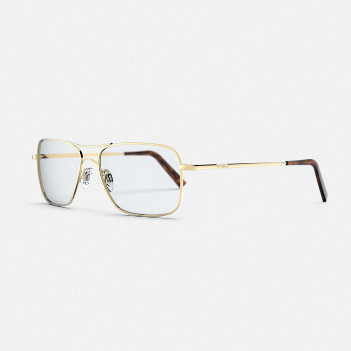 Archer 23k Gold & clear RX eyeglasses