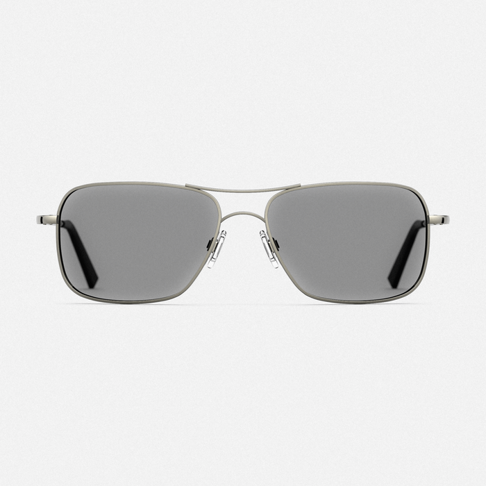 Archer - Gunmetal & Clear - Prescription Eyewear
