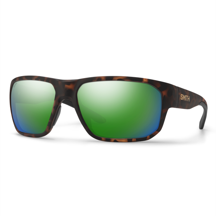 Sunglasses / Matte Tortoise | ChromaPop Glass Polarized Green Mirror