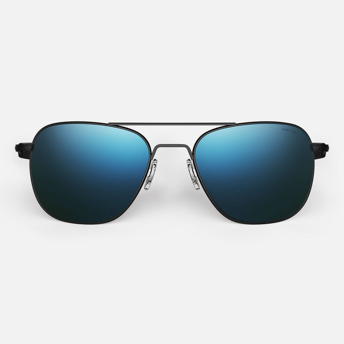 Matte Black Cobalt RX Aviator