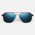 Aviator - Matte Black & Cobalt