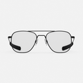 Aviator - Military Special Edition - Matte Black & Clear - Prescription Eyewear