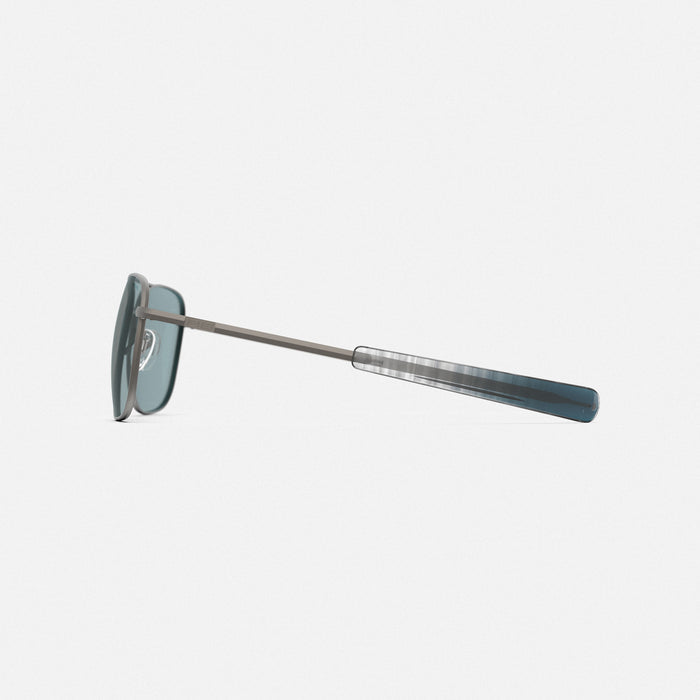 Aviator - Satin Gunmetal & Blue Hydro - Prescription Sunglasses