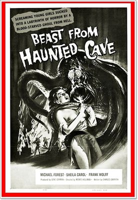 BEAST FROM HAUNTED CAVE (1959) - WITH MICHAEL FORREST