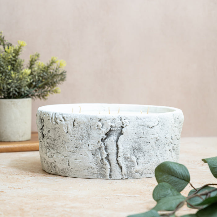 Birch Bowl Centrepiece Candle