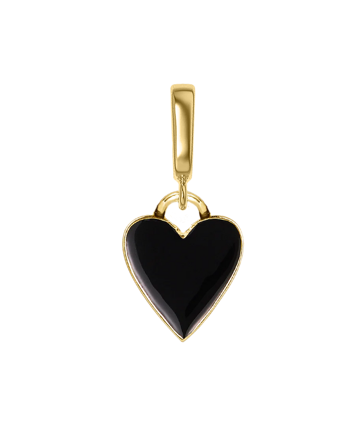 Black Heart Charm