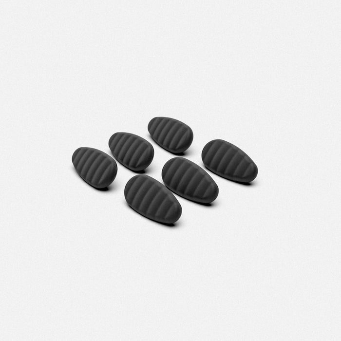 Black Nose Pads with Ridges