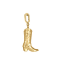 Gold boot-shaped charm