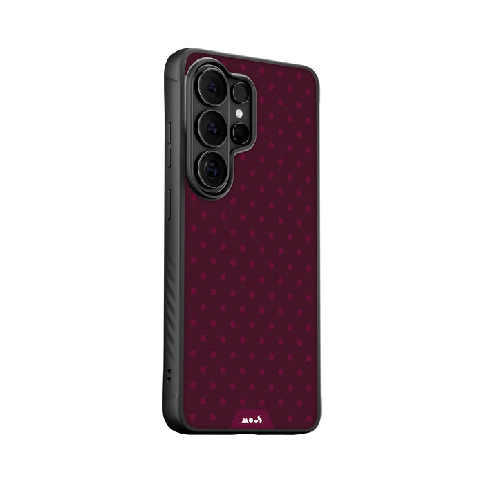 Bordeaux Protective Phone Case - Polka Dots
