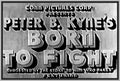 BORN TO FIGHT - 1936 - FRANKIE DARRO - RARE DVD