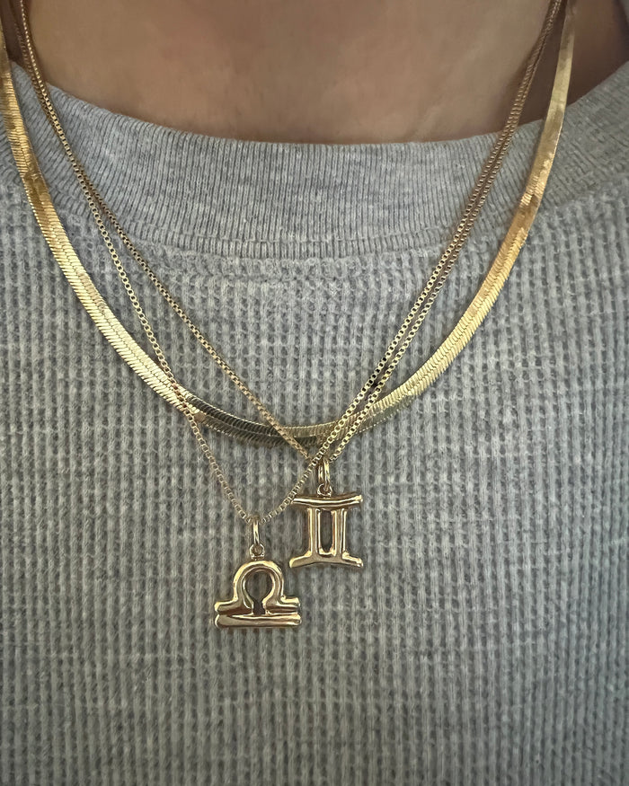 Bubble Zodiac Necklace