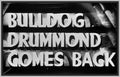 BULLDOG DRUMMOND COMES BACK - 1937 - JOHN BARRYMORE - RARE DVD