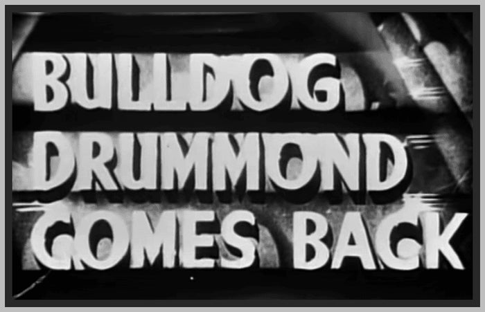 BULLDOG DRUMMOND COMES BACK - 1937 - JOHN BARRYMORE - RARE DVD