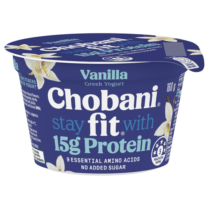 Chobani Fit Vanilla 160G X 8