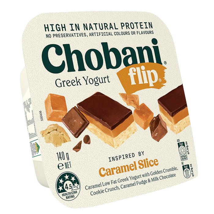Chobani Flip Caramel Slice 140G X 8