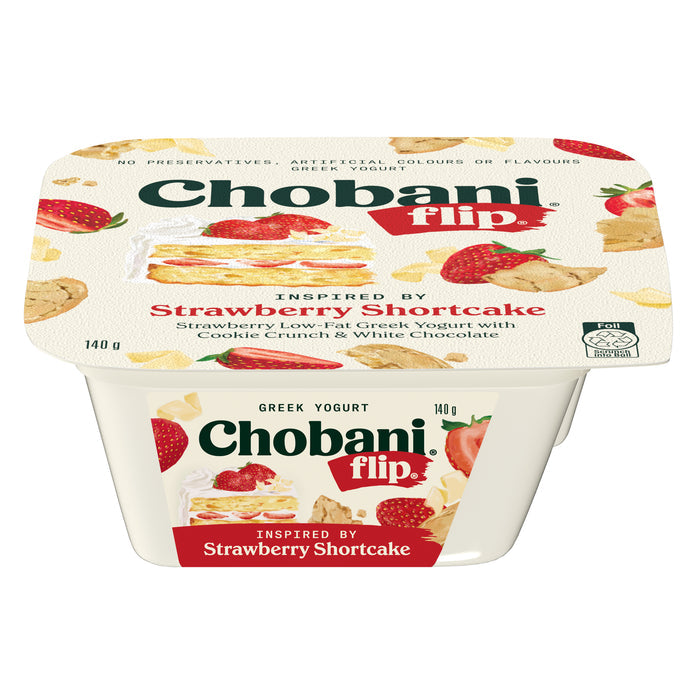 Chobani Flip Strawberry Shortcake 140G X 8