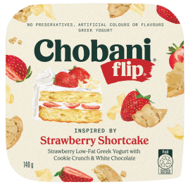 Chobani Flip Strawberry Shortcake 140G X 8