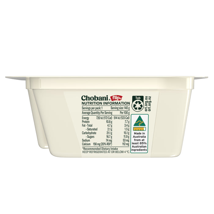 Chobani Flip Strawberry Shortcake 140G X 8