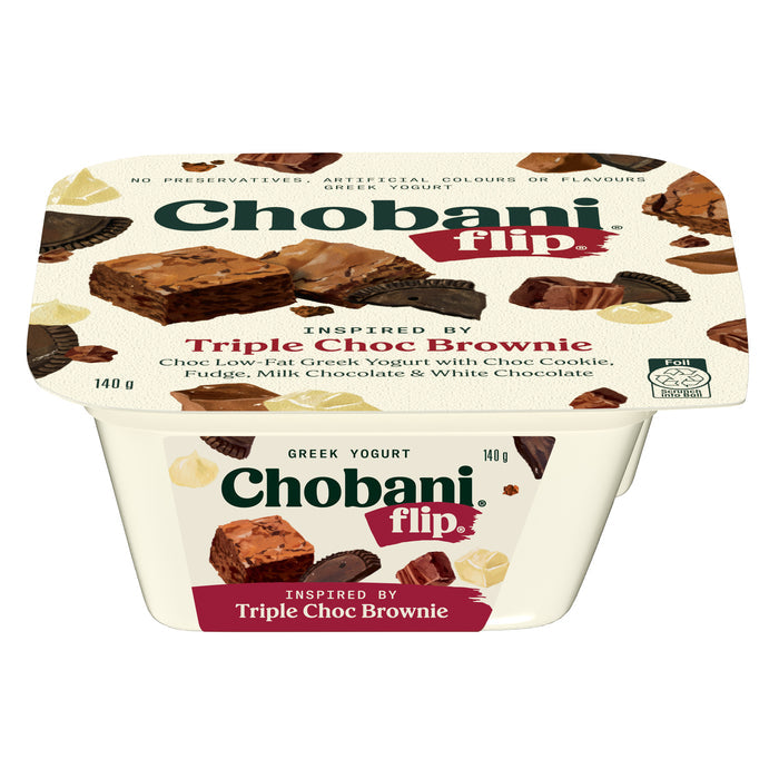 Chobani Flip Triple Choc Brownie 140G X 8