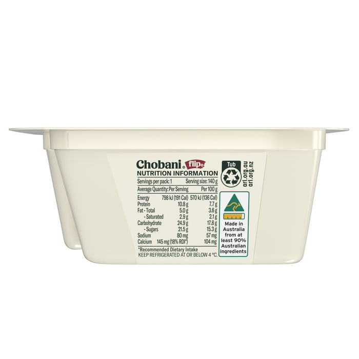 Chobani Flip Triple Choc Brownie 140G X 8