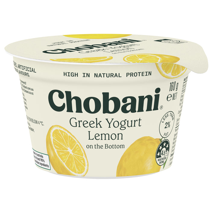Chobani Lemon Greek Yogurt 160G X 8