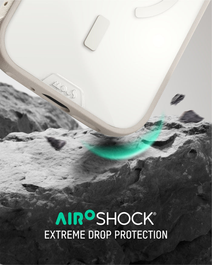 Clarity Phone Case - Stone Magsafe