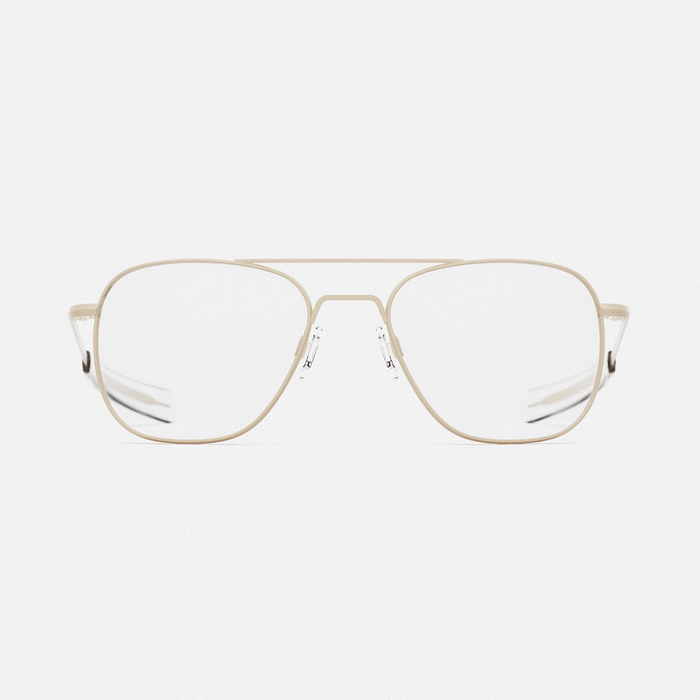 Class A Aviator - Desert Sand & Clear - Prescription Eyewear