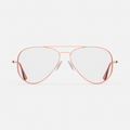 Concorde - 22k Rose Gold & Clear - Prescription Eyewear