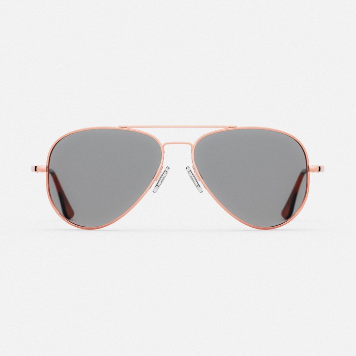 Concorde - 22k Rose Gold & Clear - Prescription Eyewear