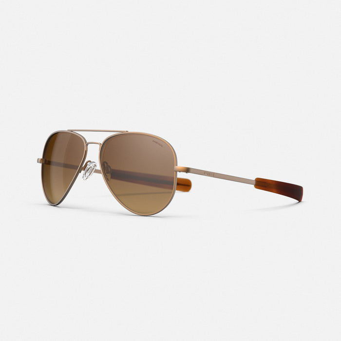 Concorde - 22k Satin Chocolate Gold & Cape Sand - Prescription Sunglasses