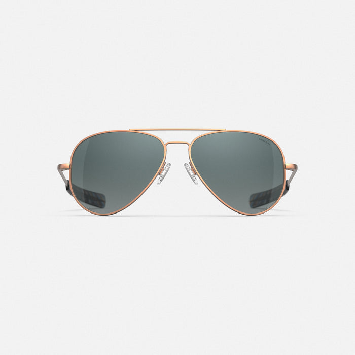 Concorde - 22k Satin Rose Gold & Slate - Prescription Sunglasses