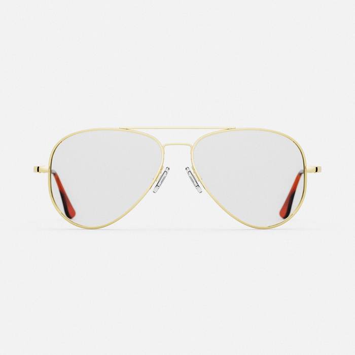 Concorde - 23k Gold & Clear - Prescription Eyewear