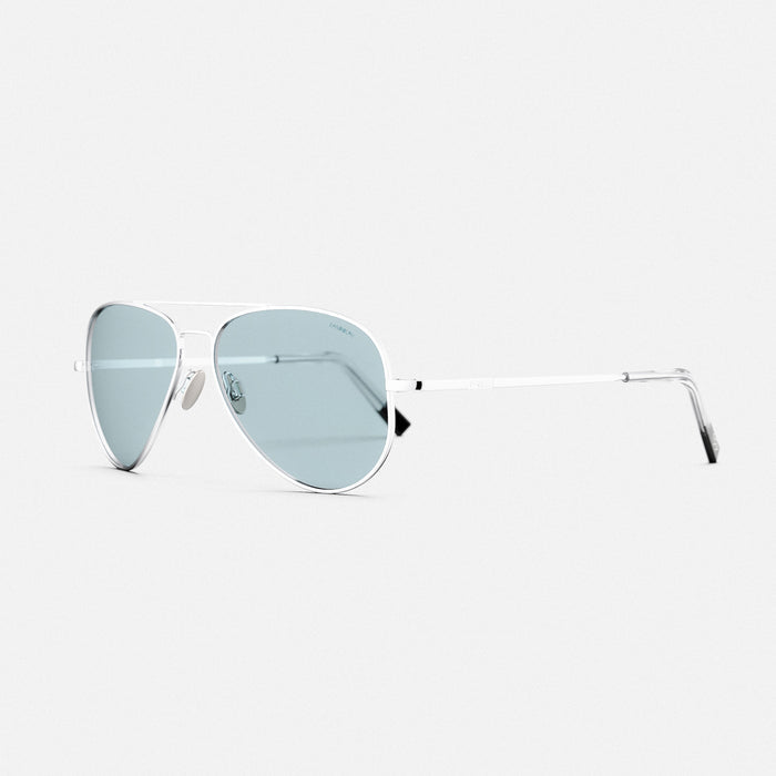 23K White Gold Blue Hydro Concorde Aviator