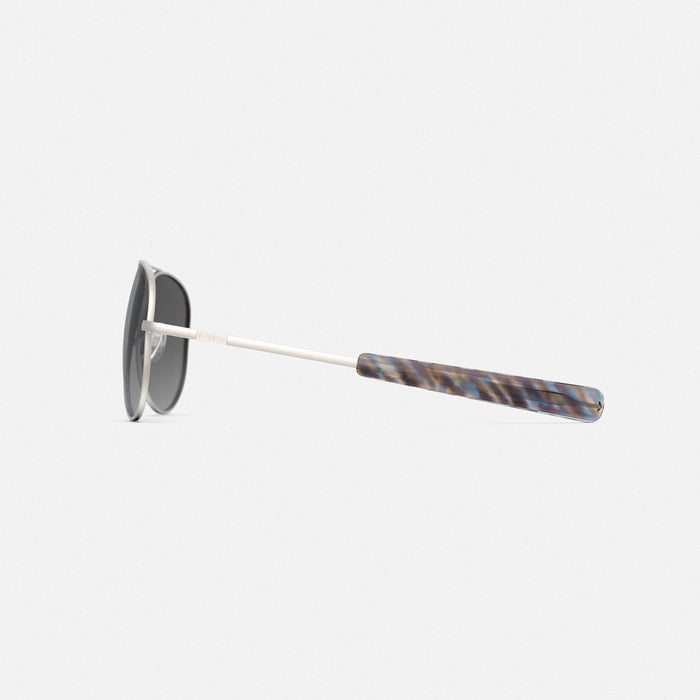 Concorde - Satin Silver & Coastal Gray - Prescription Sunglasses