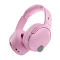Pink over-ear Skullcandy Crusher 1080 ANC headphones on a black background | Candy