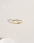 Crystal Bezel Ring