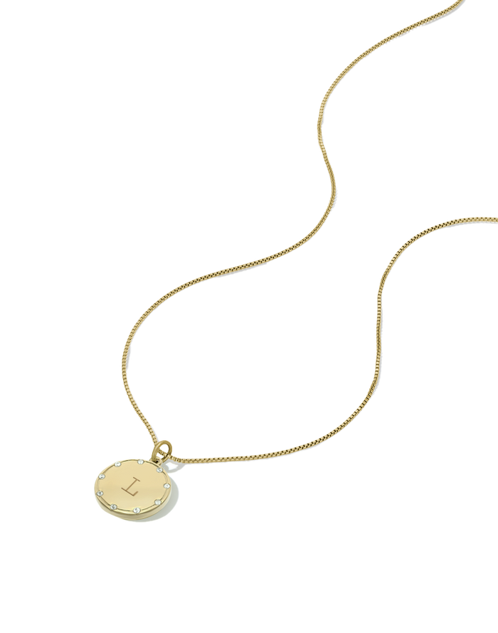 Crystal Disc Necklace