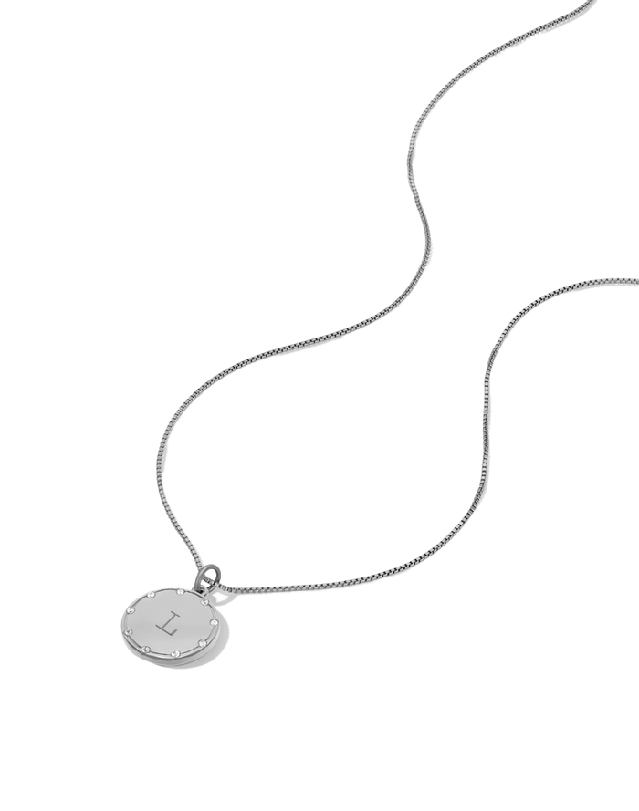 Crystal Disc Necklace