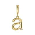 Crystal Letter Charms