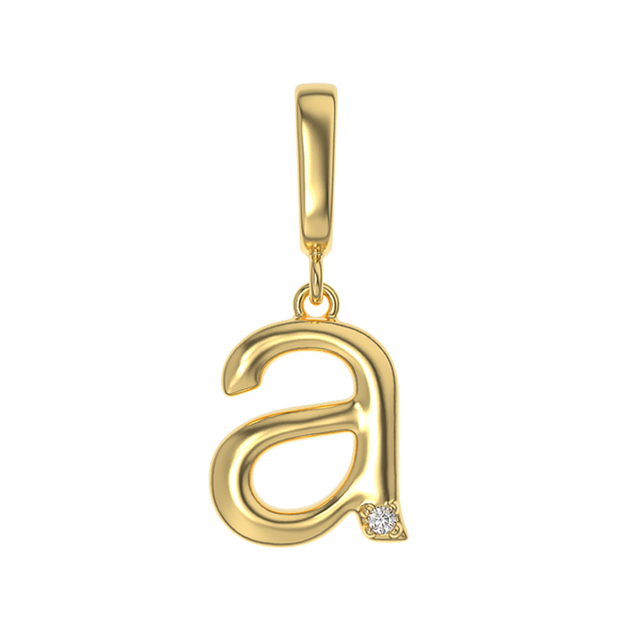 Crystal Letter Charms
