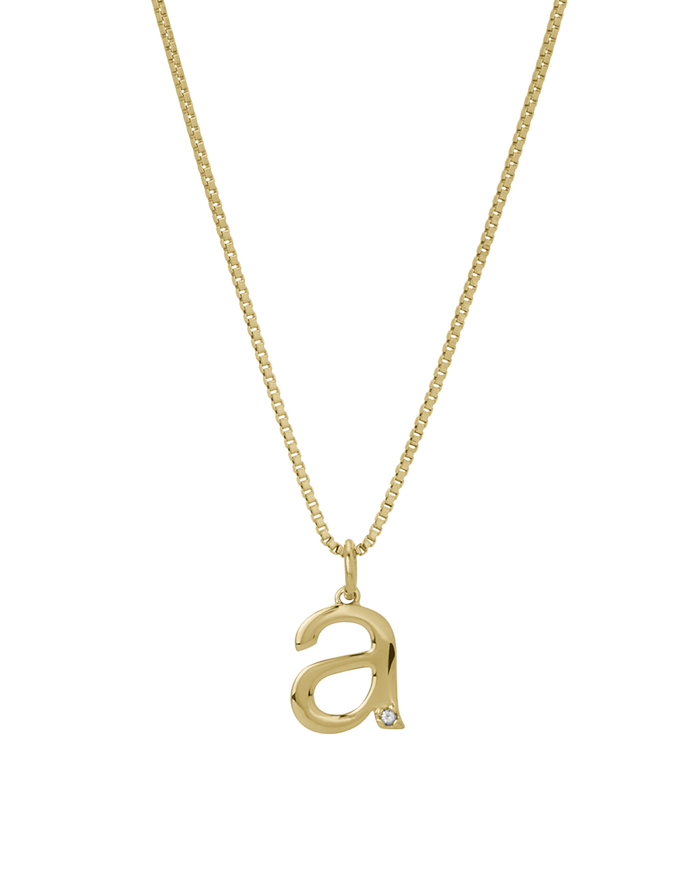 Crystal Letter Necklace