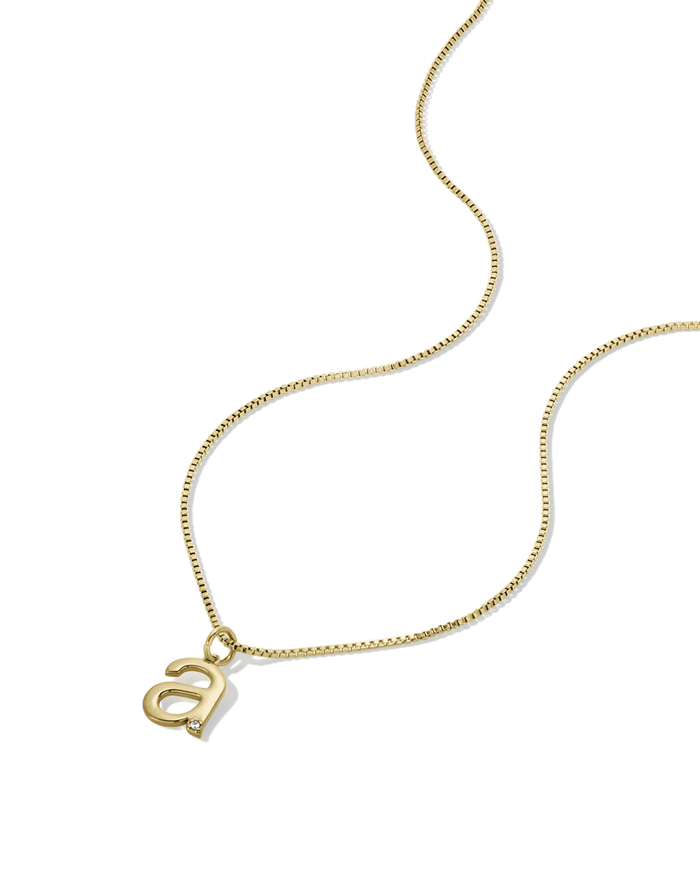 Crystal Letter Necklace