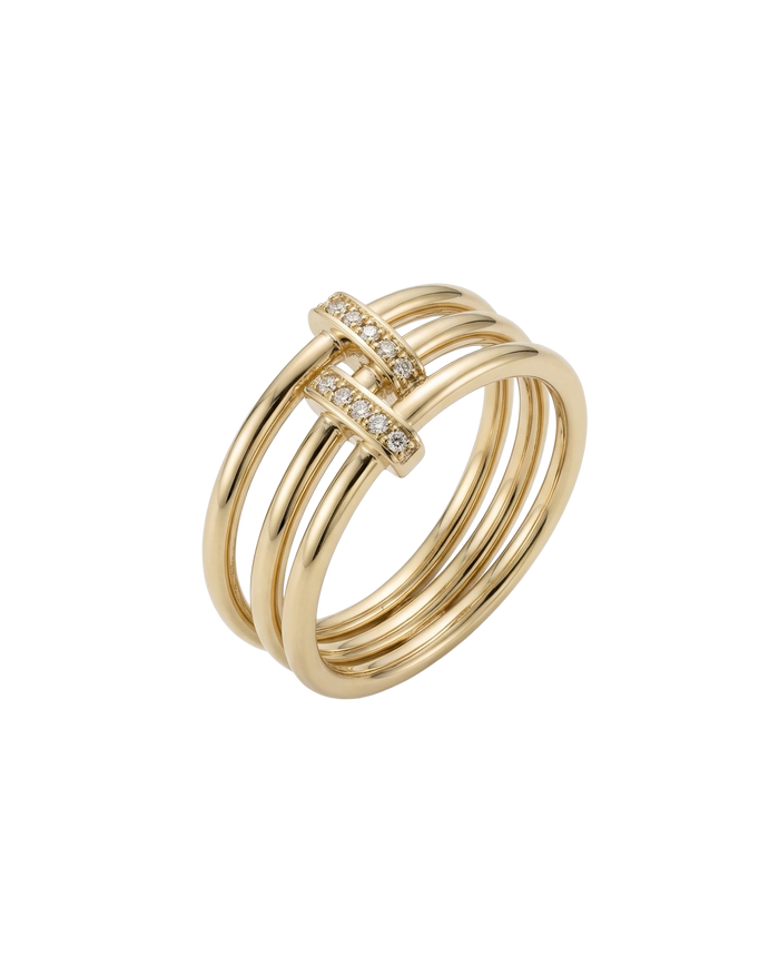Crystal Ring Stack